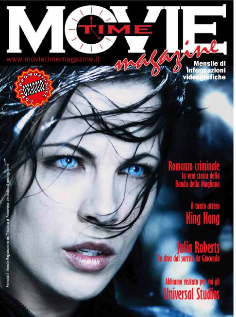 MOVIE TIME MAGAZINE (ITALY) magazine side cover September 2006